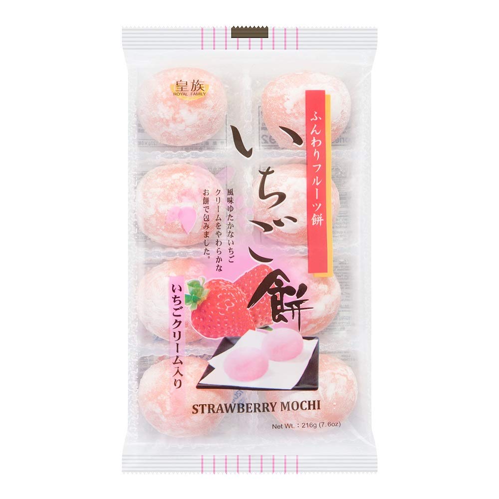 Amazon.com: ROYAL FAMILY STRAWBERRY MOCHI 216g : Grocery & Gourmet