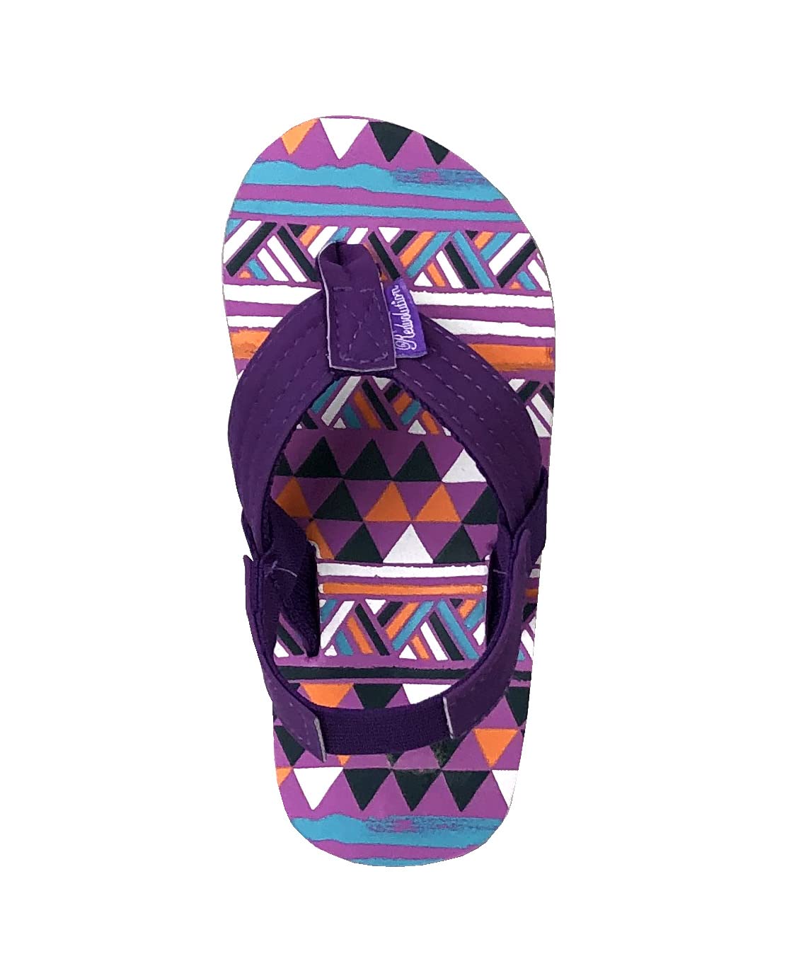REDVOLUTIONNew Kids' Tribal Pattern Tropical Print Beach Sandals Boys' Bali Flip-Flop