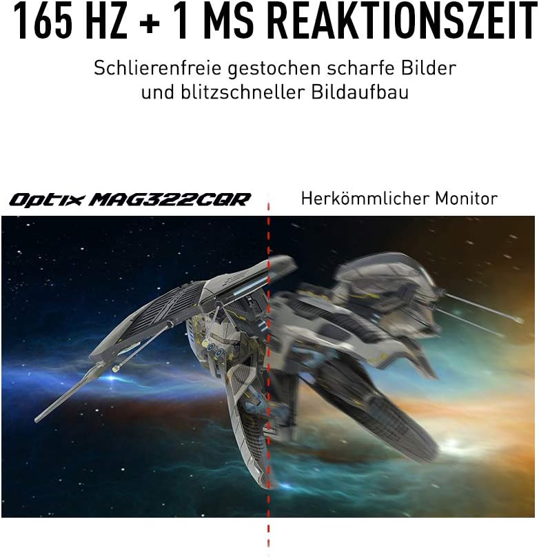 MSI MONITOR OPTIX MAG322CQR 31,5 LED CURVED VA-PANEL WQHD 165HZ AMD FREESYNC 1 MS MSI MONITOR OPTIX MAG322CQR 31,5 LED CURVED VA-PANEL WQHD 165HZ AMD FREESYNC 1 MS