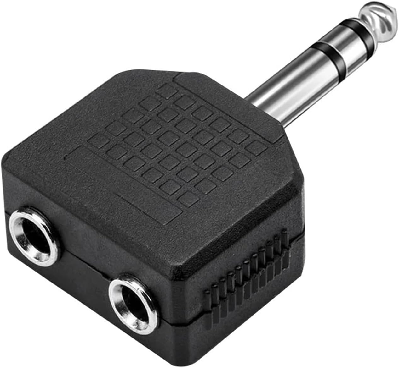 5/20PCS 6.35mm Male to 3.5mm Female 3Pole Plug Jack Audio Adapter(100PCS)