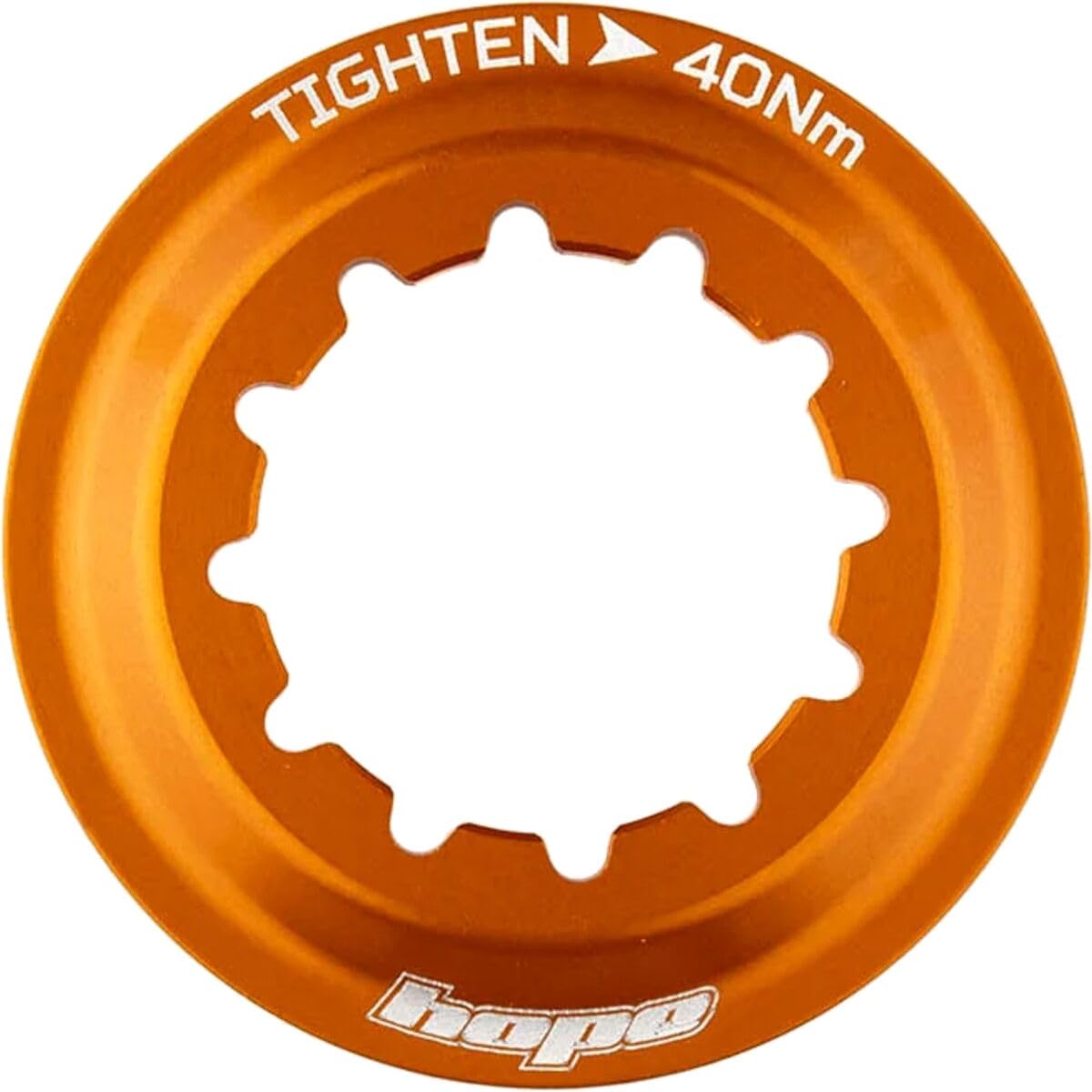 Hope Centre Lock Disc Brake Rotor Lockring - Orange