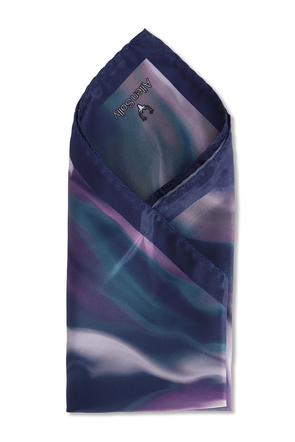 Polyester Blend Men Navy Party Casual Style Pocket Square,Free Size,Blue-image-36