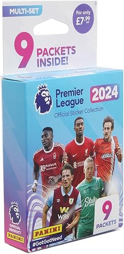 Miniatura 9 de Paquete de 50 calcomanías de la Premier League 2023/24 Mixto