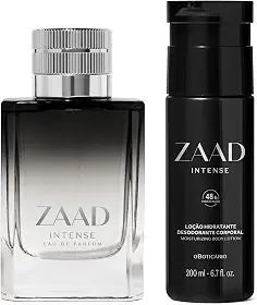 Combo Zaad Intense: Eau de Parfum 95ml + Loção Hidratante 200ml