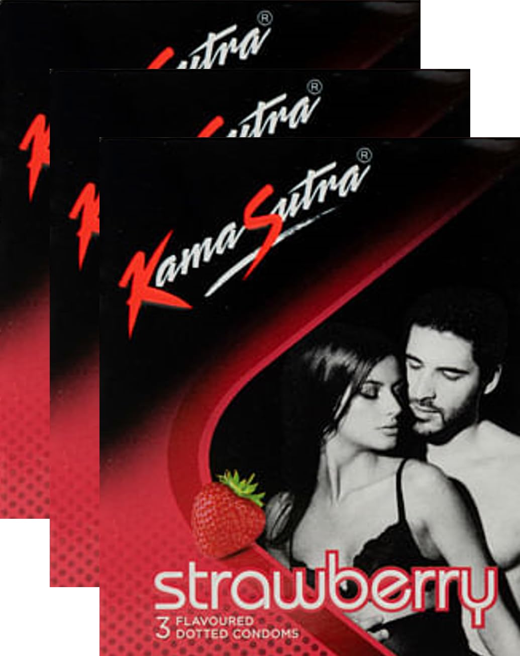 Kamasutra Strawberry Dotted Condoms, 3N (Pack of 3) Humarabazar-image-36