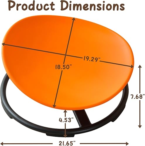 Miniatura 22 de Silla giratoria sensorial para niños con autismo a partir de 3 años, silla giratoria para niños con TDAH, sillas sensoriales para niños autistas,