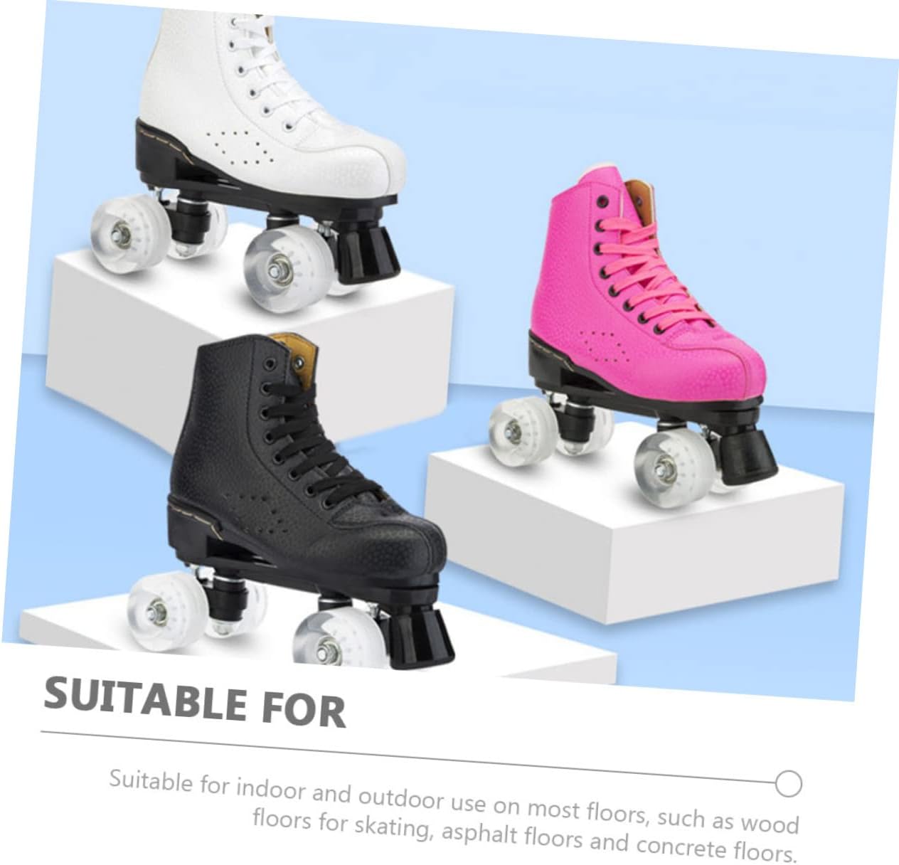 Sosoport 3 Pairs Roller Brake Block Skateboard Tool Roller Skating Accessories Adjustable Skates Roller Skates