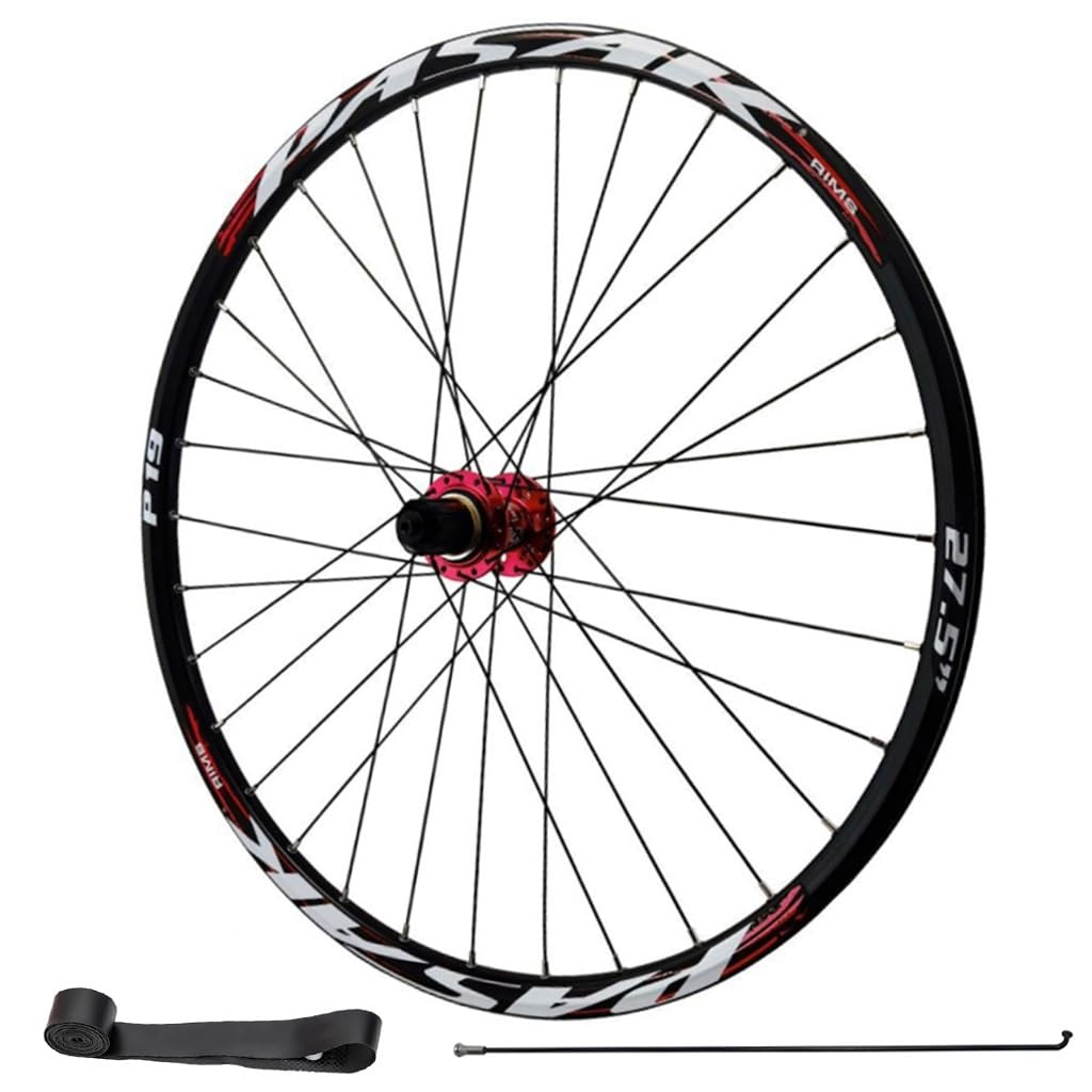 LPYDWZ MTB Wheelset 26 Inch 27.5" 29 ER, Aluminium Alloy Bicycle Rim HG Sealed Bearing 142mm Thru Axle 32H Front Rear Rim for 7-12 Speed Cassette(QR Rear wheel,26 inch)
