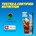 Fast&Up Reload (20 Litres) Low Sugar energy drink for Instant Hydration - 80 Effervescent Tablets with all 5 Essential Electrolytes + Added Vitamins - Certified Electrolytes Drink - Cola flavour gallery image