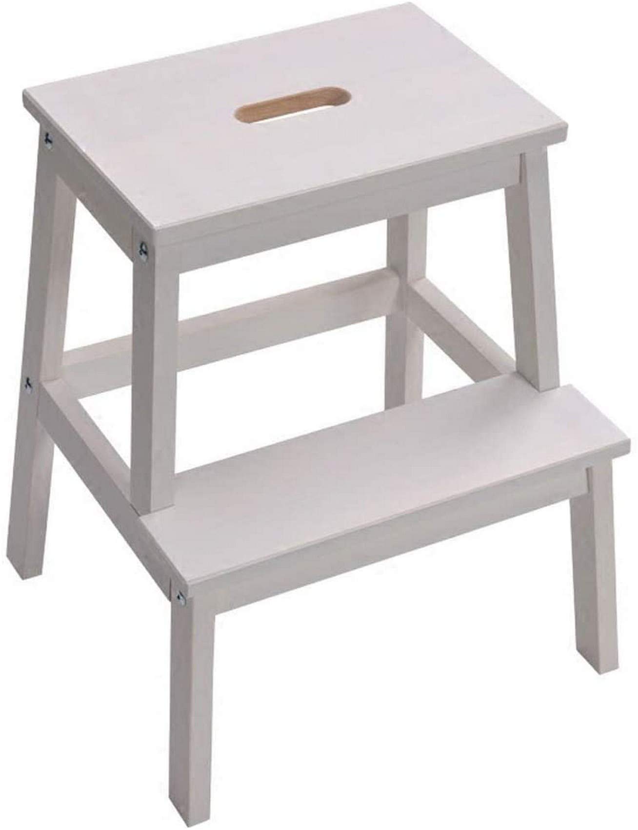 Taburete de dos escalones para cambiar zapatos y limpieza del hogar