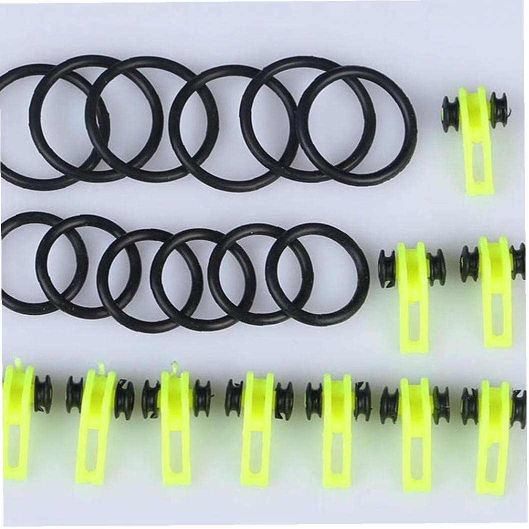 10 Unids/Bolsa De Plástico De Caña De Pescar Pole Hook Keeper for Lockt Bait Bucket Height Titular De Seguridad Accesorios De Aparejos De Pesca