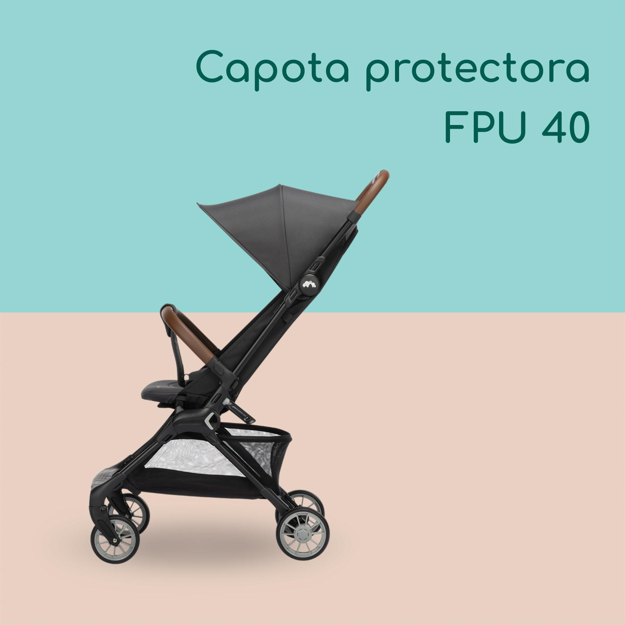 Bebeconfort Zephir, Silla Paseo Compacta, 0-4 Años (22 kg máx.), Silla Paseo Ligera para Viajar(5,6 kg), Apta para Cabina Avión, Asiento con Reclinación Total, Cesta Almacenamiento, Mineral Graphite