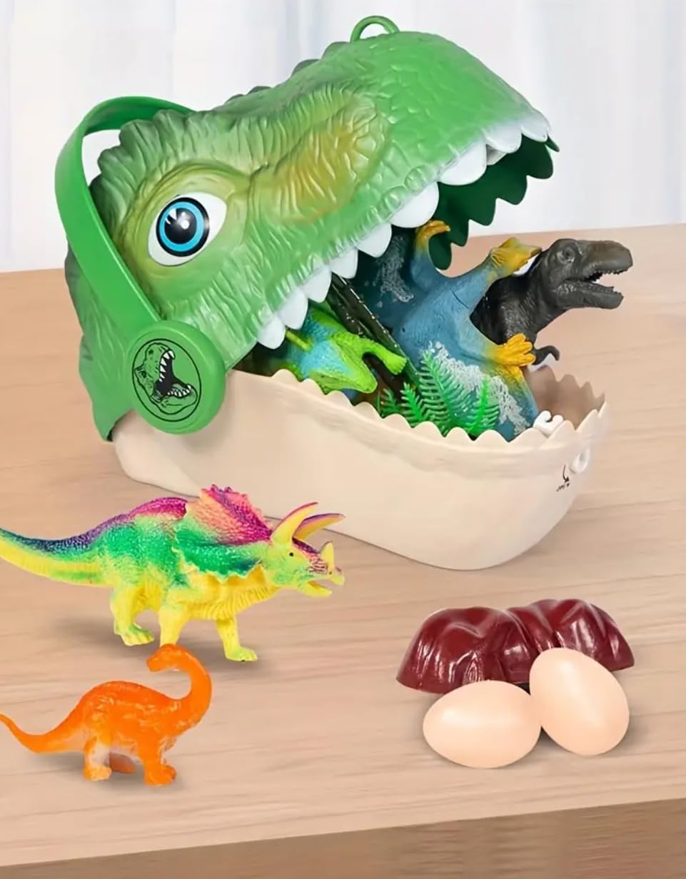 TOYARTSY Dinosaur Head Pouch Kit - Dinosaur Toy Animal Toys Storage Bag, Realistic and Fun Kids Dinosaur Sling Bag for Childrens Day Christmas Winwon(Green) (B0CX8H37L8) Amazon Price History, Amazon Price Tracker