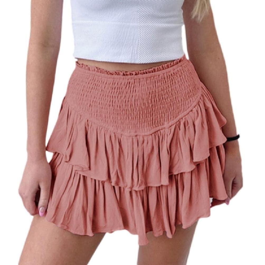 falda con elástico en la cintura