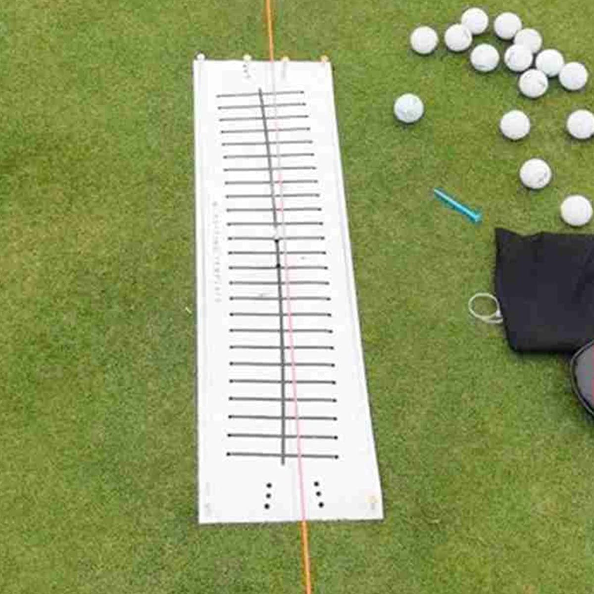 Golf Putter Putting Mat Trainer Indoor Mettere Green Pad Attrezzature Golf Hitting Line Training Aids Kit Coperta