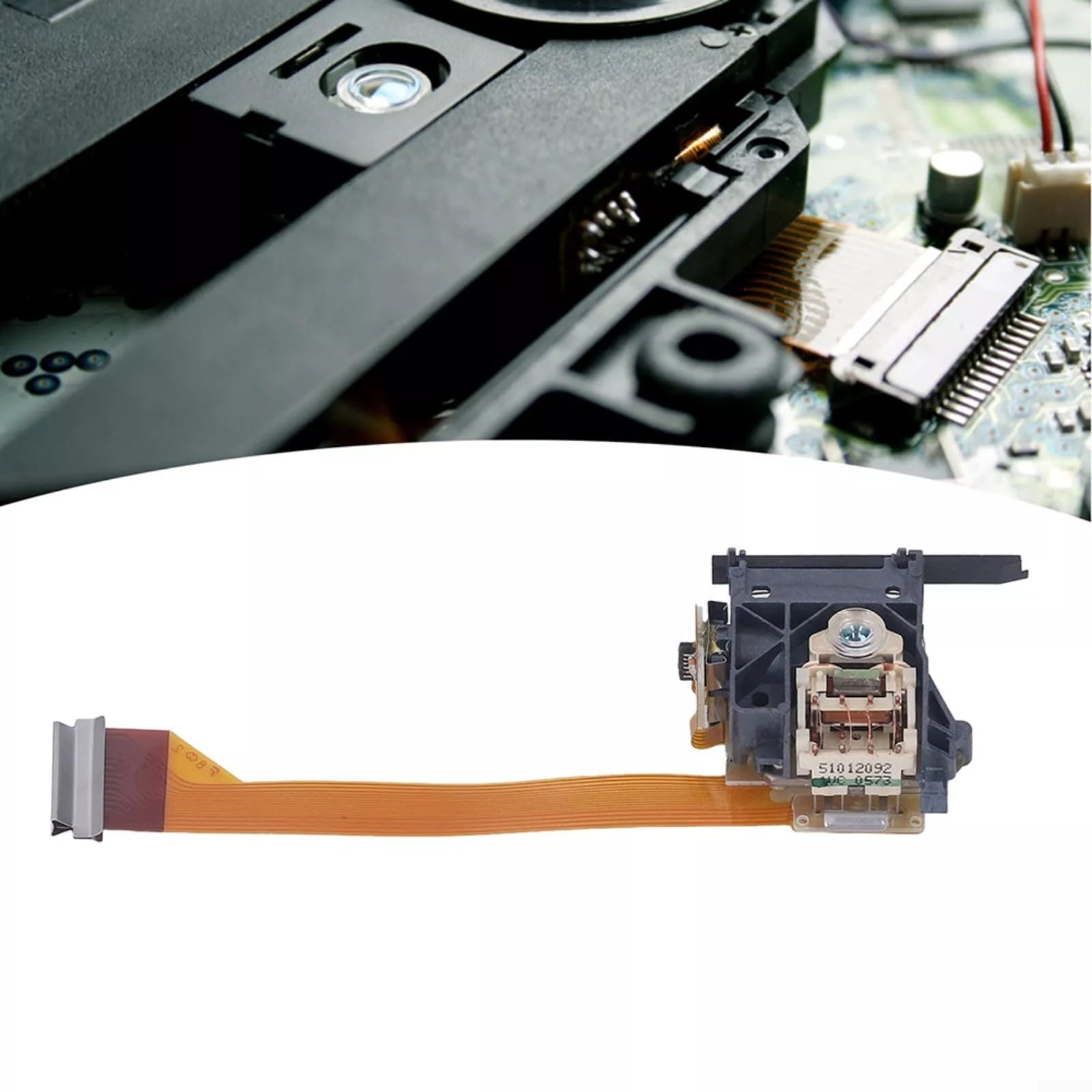 Cabezal de lente óptica para CD Pro2 LF compatible con VAU1254 VAU1255 VAU1252 Pickup estable ABS metal reemplazo para módulo sistema de audio lectura rápida de disco bajo ruido fácil de instalar un