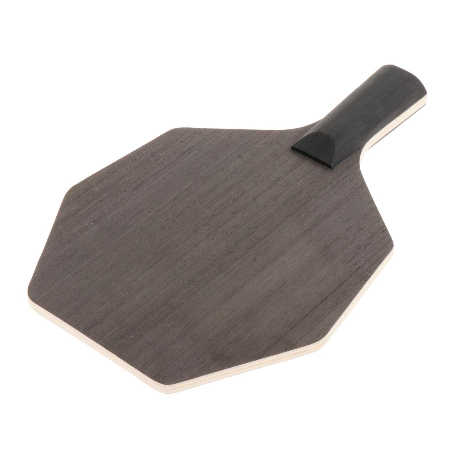 SYDL Table Tennis Racket Wooden Hexagonal Handmade 5 Ply for Game Indoor Training Vertical Shot| Paddles| Indoor Games-image-21