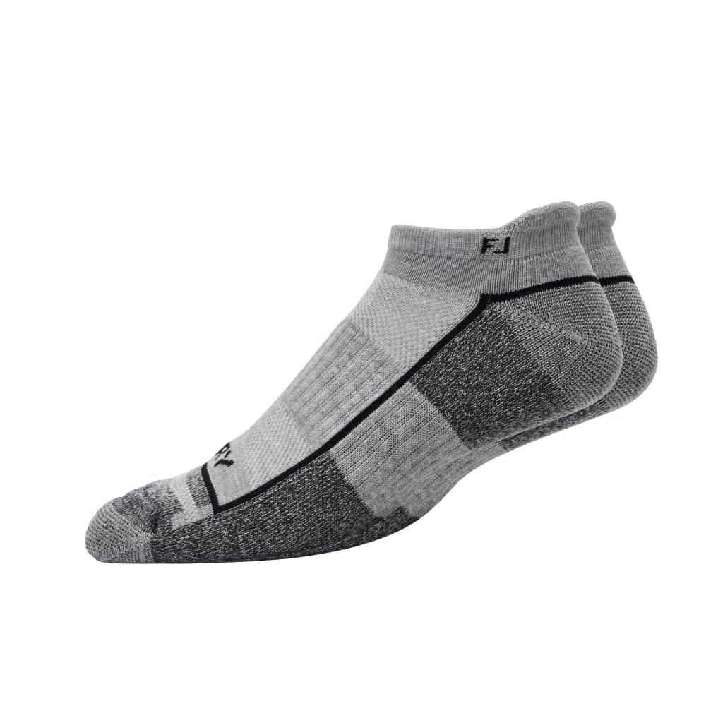 Men's ProDry Roll Tab Socks, Heather Grey, Fits-Shoe Size 7-12