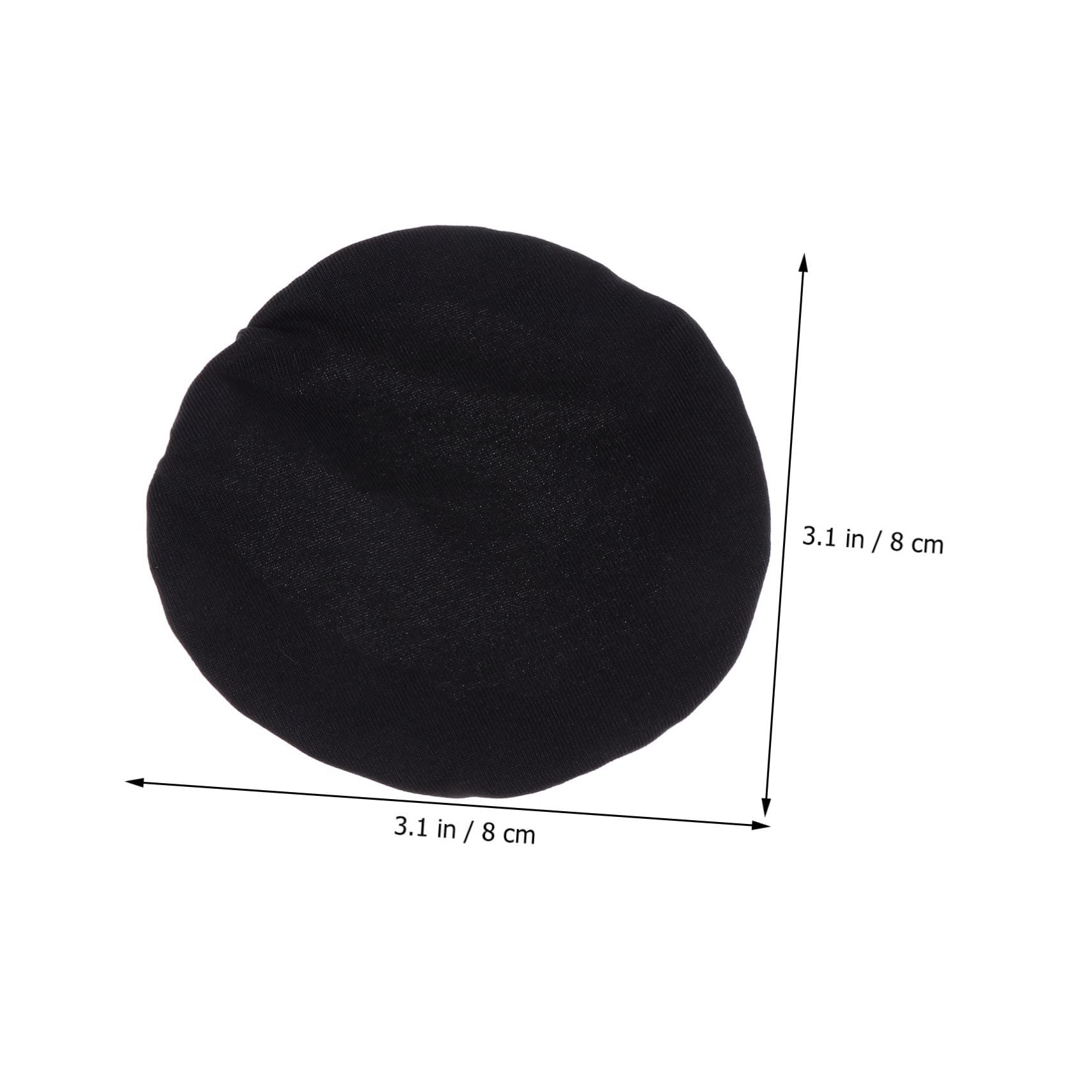 HEMOTON Saxophone Mute Saxophone Dampener Cover Alto Sax Practice Mute Fleece Dust Cap Black