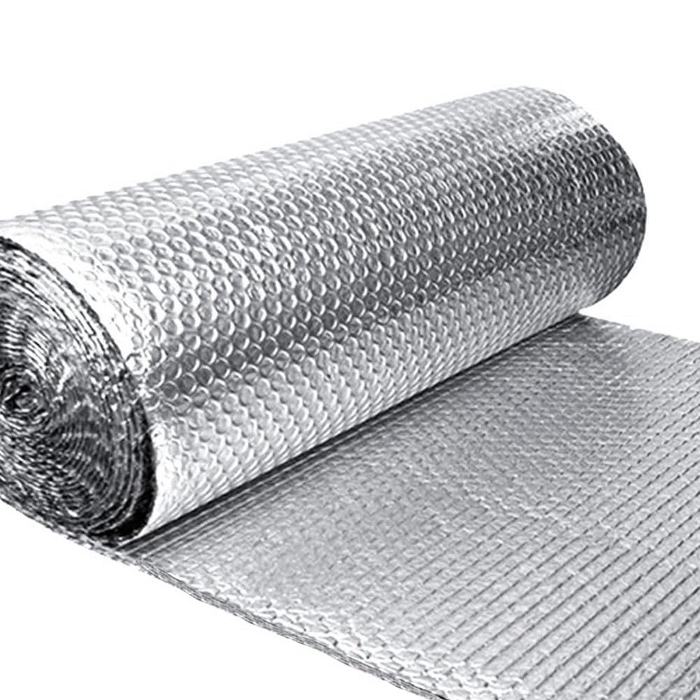 IJSDNVJNDX Reflective Insulation Foam Double Layer, Bubble Roll Radiant Barrier for Window for Keep Heat