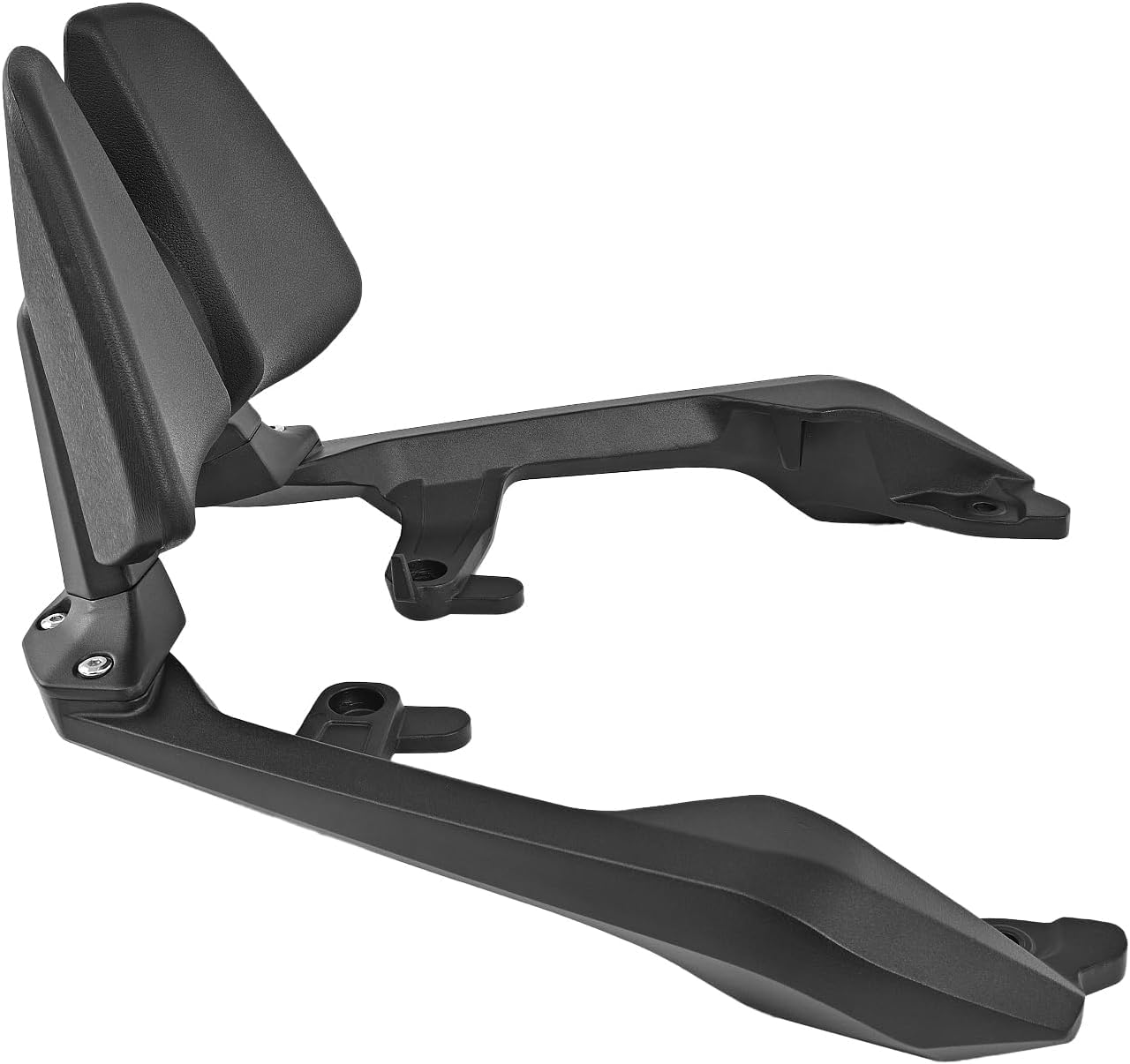 Sissy Bar avec dossier de moto compatible avec Honda X ADV 750 FORZA 750 NSS 750 2021-2026 Dossier passager amovible et porte-bagages XADV750 FORZA750 NSS750 (A-Noir)