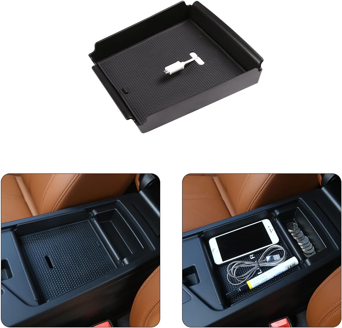 for Alfa Romeo Giulia 2017-2019 Armrest Secondary Storage Box Glove Pallet Center Console Tray Divider