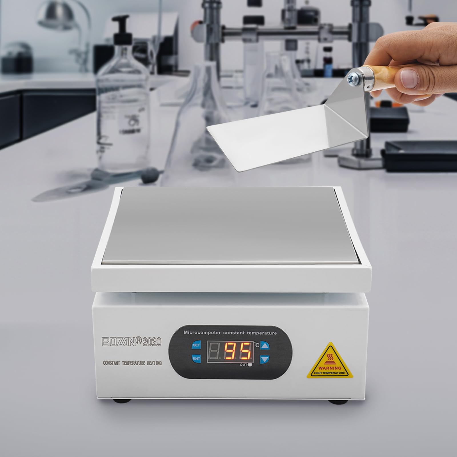 Piastra riscaldante per saldatura da 700 W, piastra di riscaldamento elettrica da 500 ℃, preriscaldamento microcomputer, piastra riscaldante per saldatore, attrezzatura da laboratorio