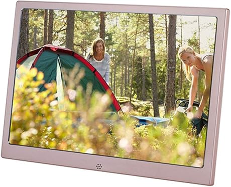 WFDLIU Zoll Digitaler Fotorahmen LCD-Bildschirm Video-Player Hardware- Aluminium- Metall-Fotoalbum Support-UhrMusikKalenderPink WFDLIU Zoll Digitaler Fotorahmen LCD-Bildschirm Video-Player Hardware- Aluminium- Metall-Fotoalbum Support-UhrMusikKalenderPink