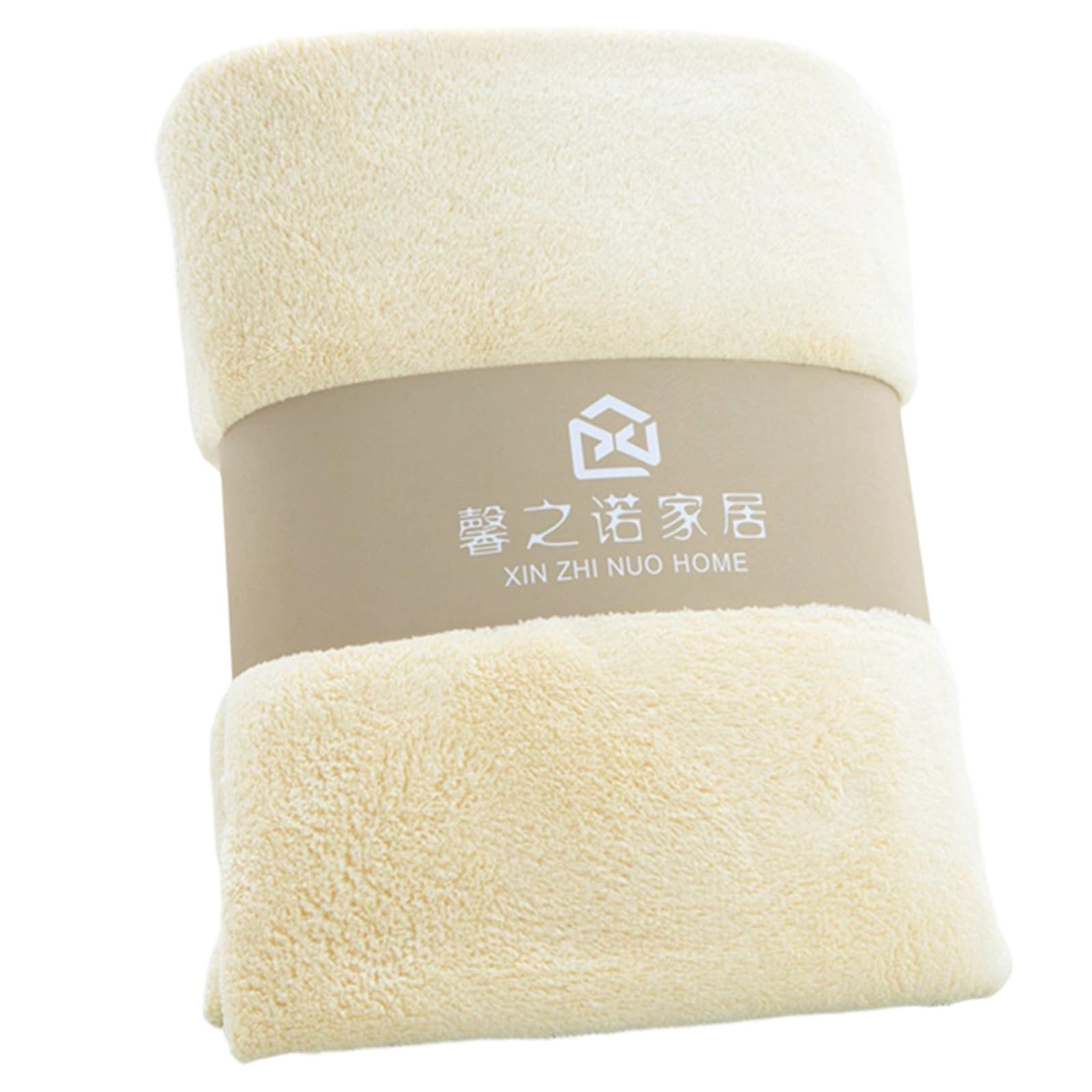 Whoasyst Yellow Corals Fleece Bath Towel Highly Absorbent Fast Drying Soft Skin Friendly For Home Hotel Pool Fast Drying Swim Towel