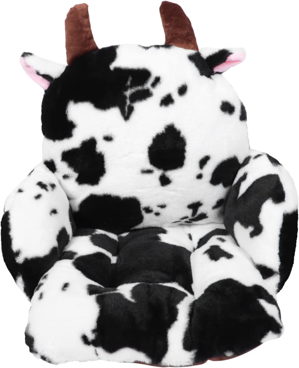 1Pc Cow Print Cartoon Seat Cushion for Sofa Chair Bed Support for Home Office Adorable Decorative Cushion for Birthdays and Relaxation
