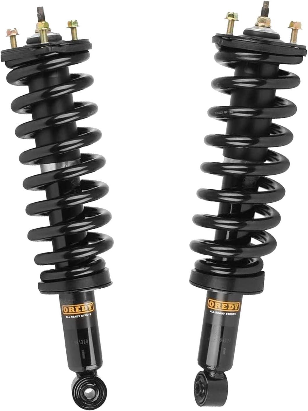 OREDY 2PCs Front Complete Struts w/Coil Spring for Toyota Sequoia 2001 2002 2003 2004 2005 2006 2007 Complete Shock Absorber Assembly - 171348L 171348R