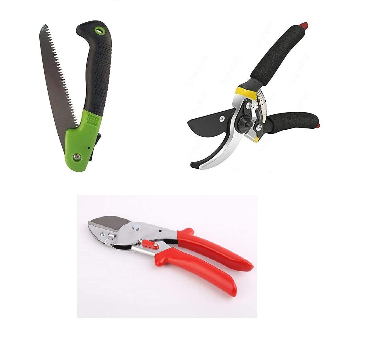 Birudmart Garden Shears Sharp Cutter Pruners Scissor + Hand Saw Tools Cutting Sawing Pruning Tree Branch + Flower Branch Cutter 36mm (Garden Use Set of 3) (B0928J1Z7Z) Amazon Price History, Amazon Price Tracker