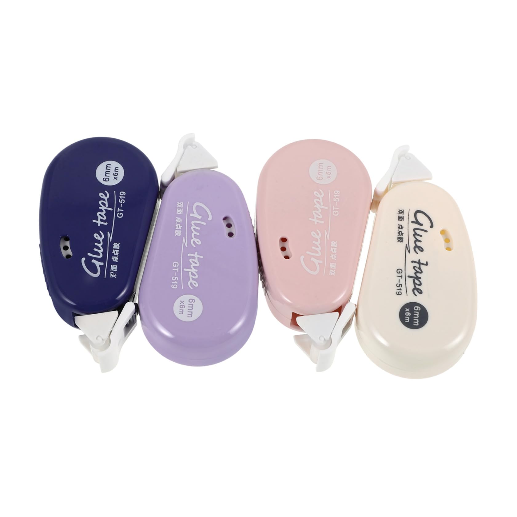 DOITOOL 5 Set Nastro Biadesivo Con Dispenser Nastro Adesivo Biadesivo Per Scrapbooking Versatile 4 Pezzi*5