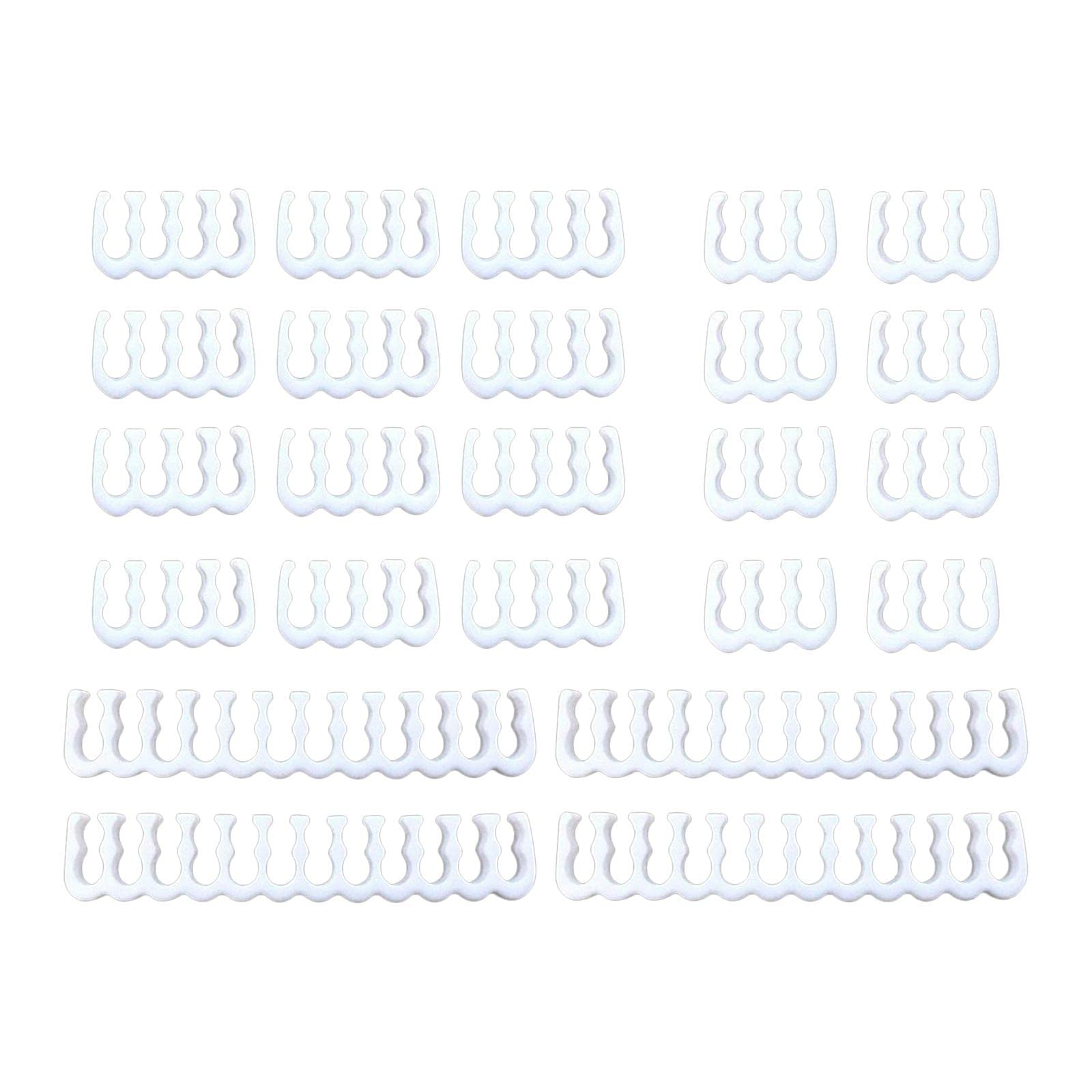 CALANDIS® 24Pieces 6/8/24 Pin Cable Combs Kit for 3-3.6Mm Pc Power Cables White-image-46