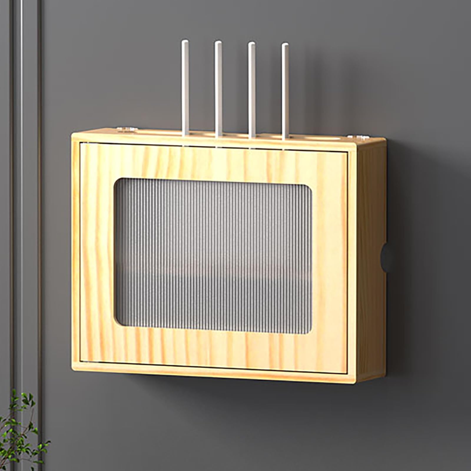 Caja oculta WiFi montada en la pared para solucionar el desorden de cables