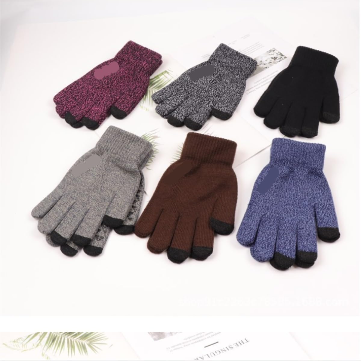 Guantes Viento Deportivos Guantes De Invierno Pantalla Táctil Punto Hombres Mujeres Cálidos Con Puños Elásticos Regalos De Invierno
