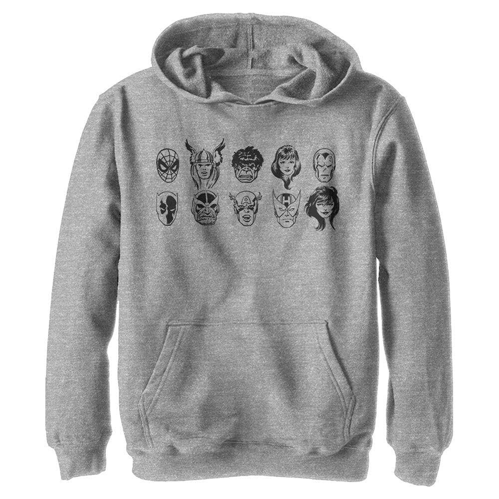 Sweat à capuche Marvel homme pullover fleece rétro pull garçon - 2
