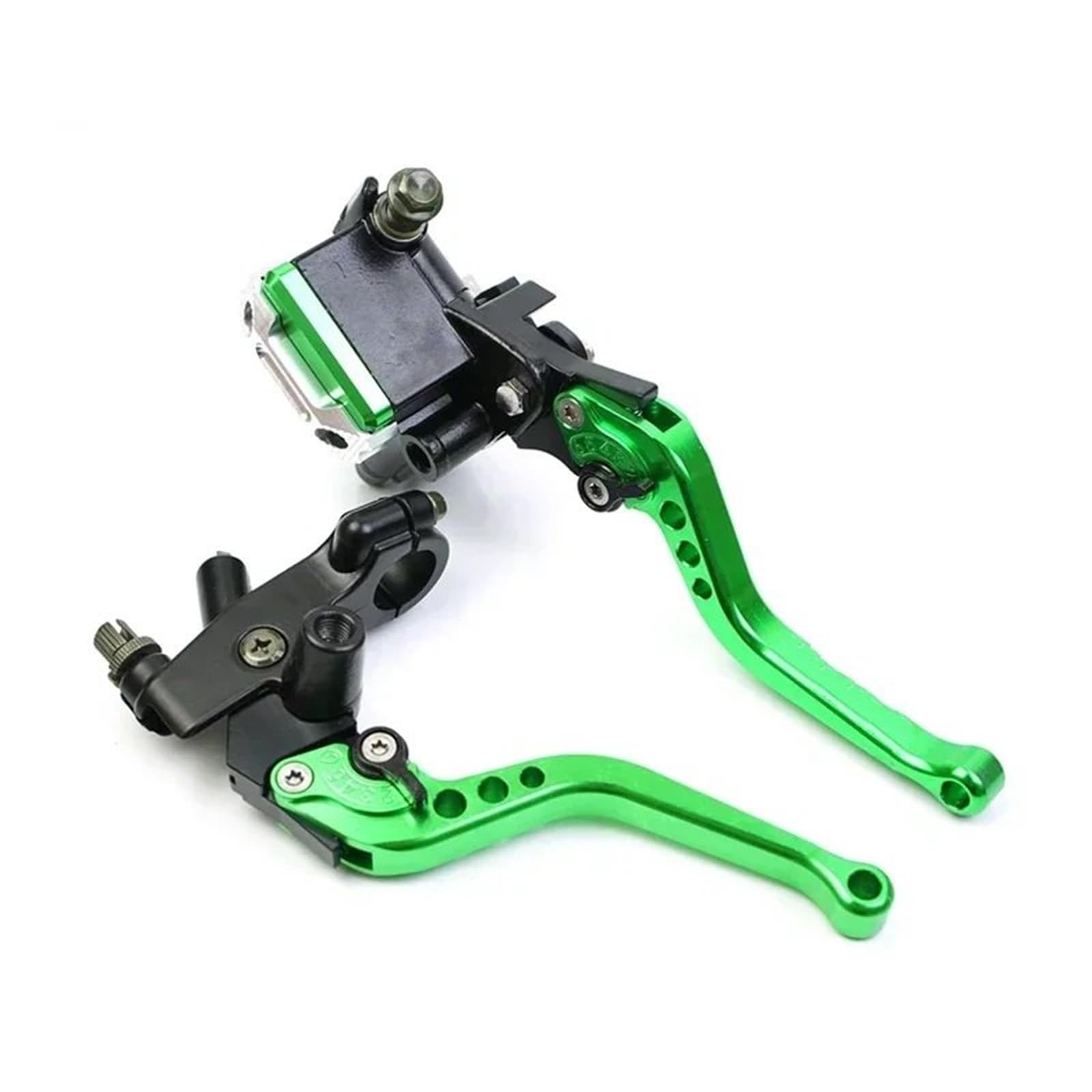 PAWUEJFV Rear Brake Pump Master Cylinder Motorcycle Brake Clutch Lever Accessories 22mm Motorbike Pump Resevoir DOT Fit ForYamaha Motorcycle Brake Hydraulic Pump(Green)