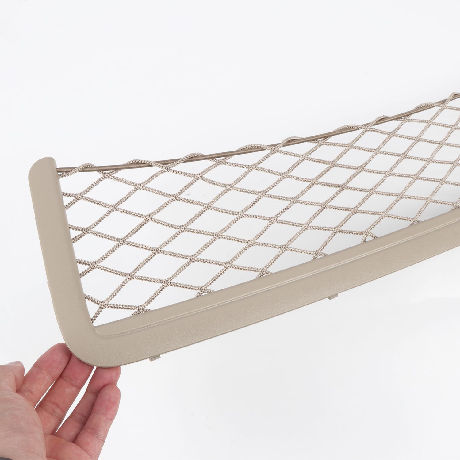 ITrims Car Accessories for Toyota Land Cruiser Prado J120 / Lexus GX470 2003-2009 Tail Gate Storage Net Rear Door Armrest Organizer Tray Net Nnylon 1pc (Beige)
