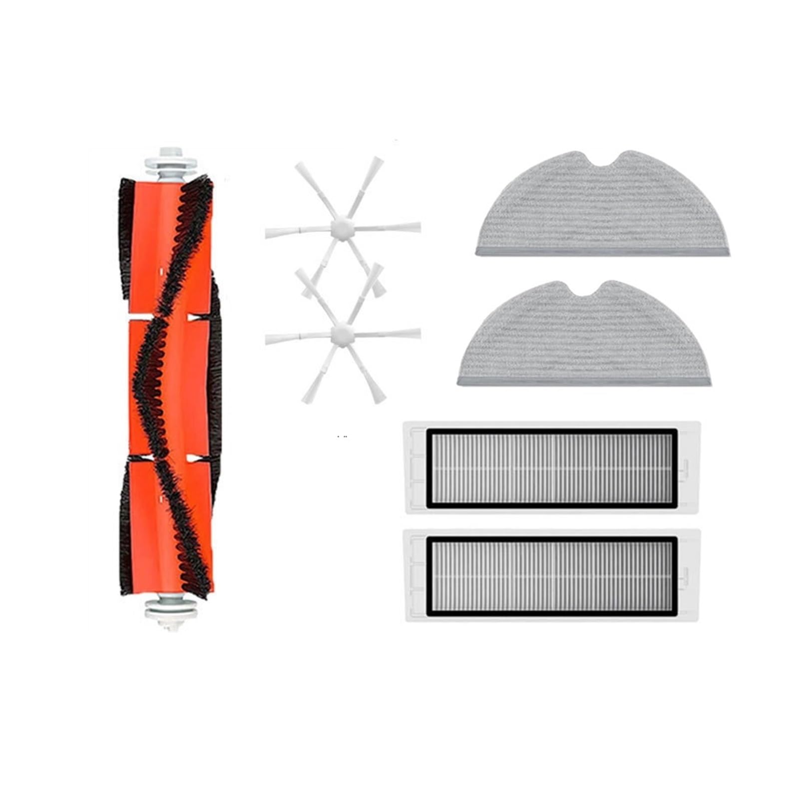 Cepillo Lateral Principal aspiradora, Compatible with Xiaomi, Mi Robot Vacuum Mop 2 STYTJ03ZHM, Filtro, paño de mopa, Piezas de Repuesto Robot cepillos y Filtro de aspiradora(7PCS)