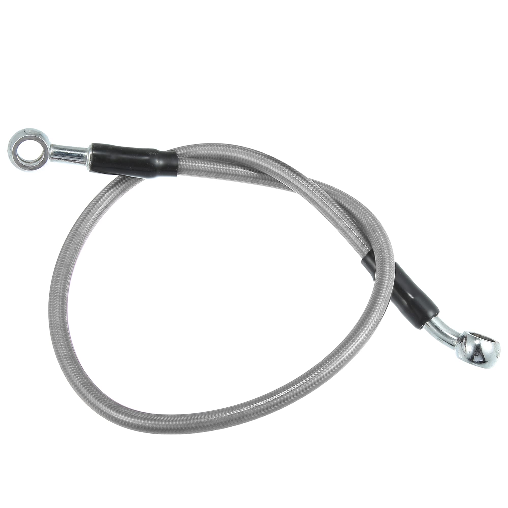 Aputoxz Motorcycle Hydraulic Line, 60cm Universal Braided Steel - View #3