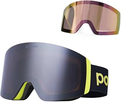 [Powster] スキーゴーグル Amazon | Powster スキーゴーグル スノー OTG スノーボード