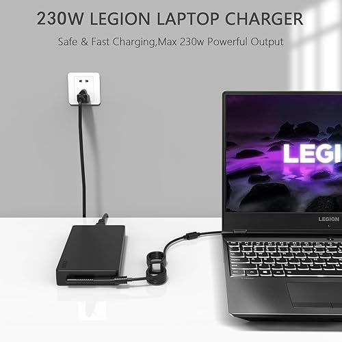 Miniatura 6 de Cargador adaptador de CA de 230 W para Lenovo Legion 5, Lenovo Legion 7 5P C7 S7 Y540 Y545 Y740 Y730 Y900 Y910 Y920 Y7000 Thinkpad P1 P73 P53 P72