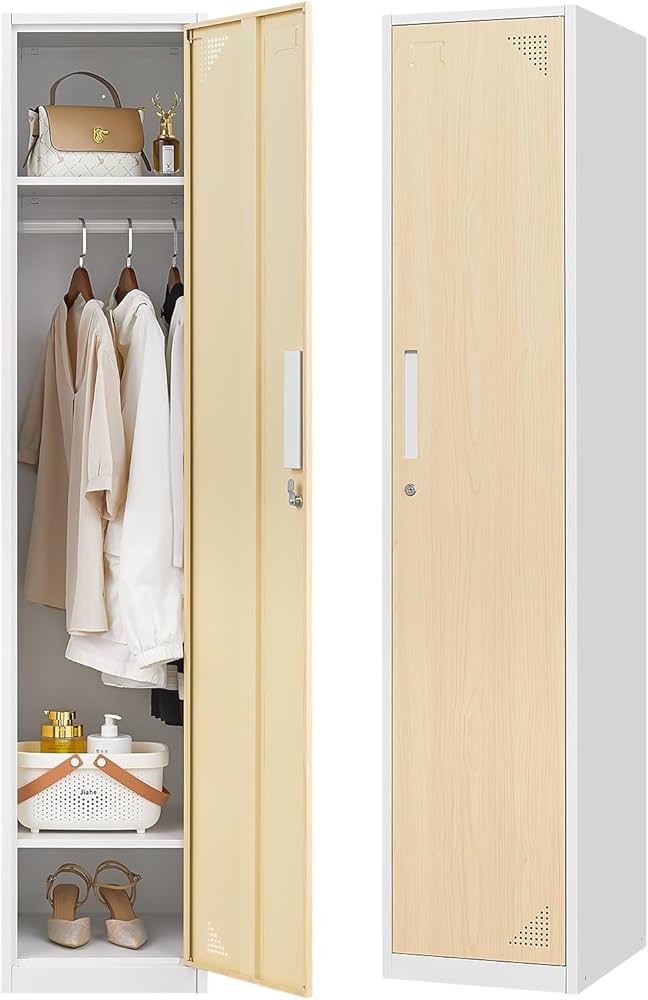 MINWOWロッカー スチールロッカー 1人用 Amazon.co.jp: MINWOW ロッカー 1人用 1列1段 鍵付き スチールロッカー