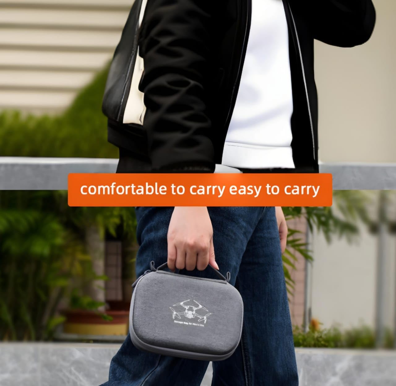 GetZget® Carrying Case for DJI Mini 4 Pro - Protective Bag for Body and Air Travel Accessories (Aircraft Case) 2