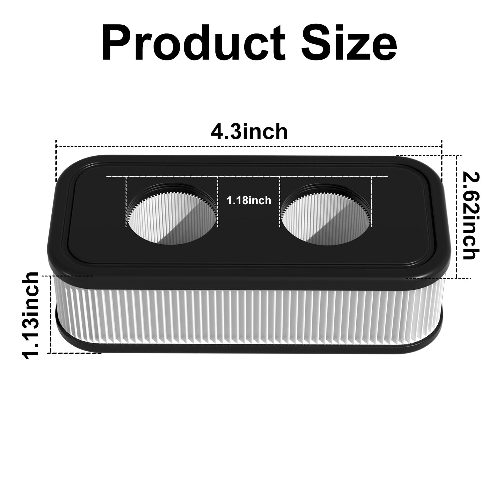 Snapklik.com : 593260 Air Filter 798452 334404 Replacement, For 5432 ...