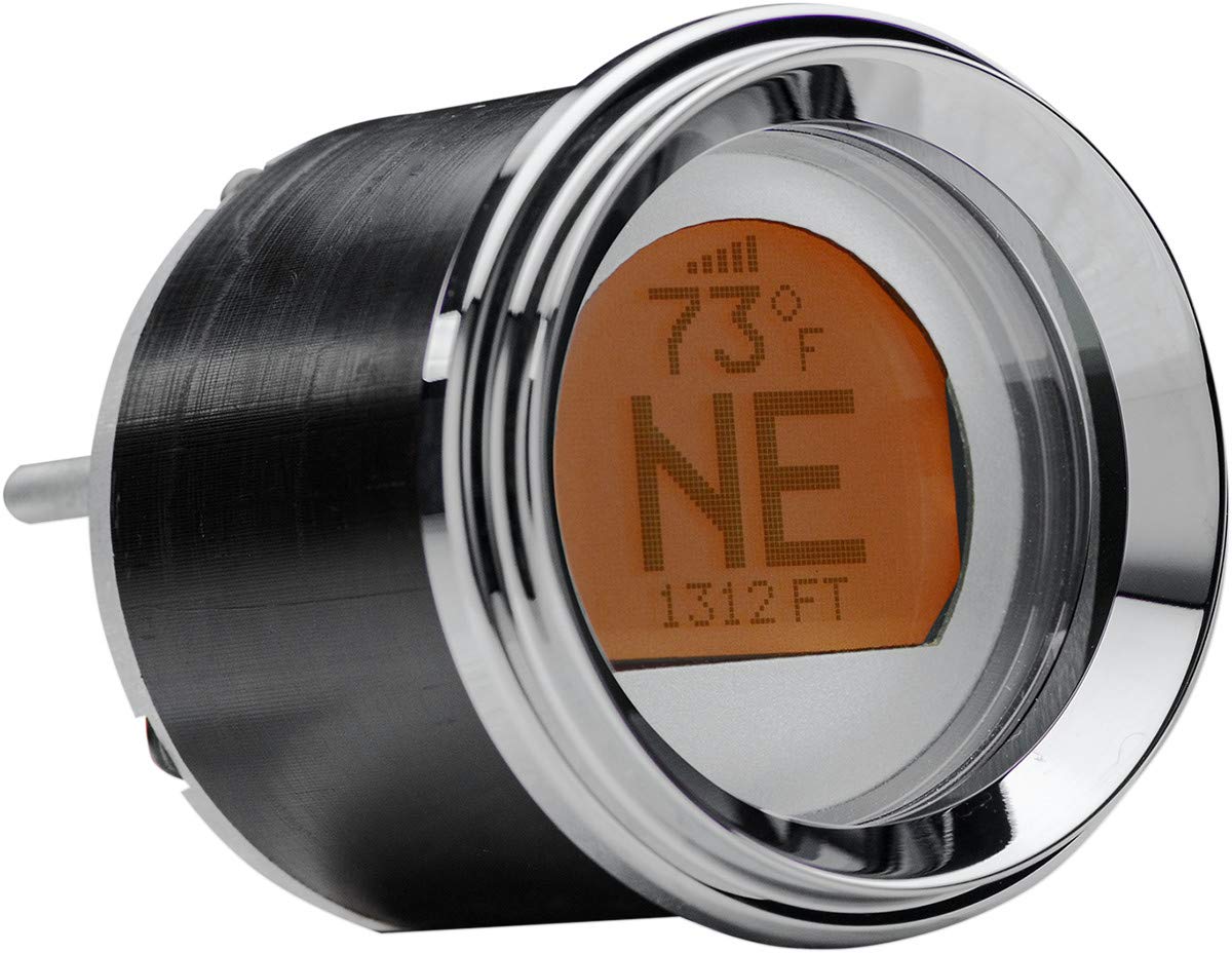 Dakota Digital2-1/16" Chrome Stand-Alone LCD GPS Compass MCH-GPS17-S-C