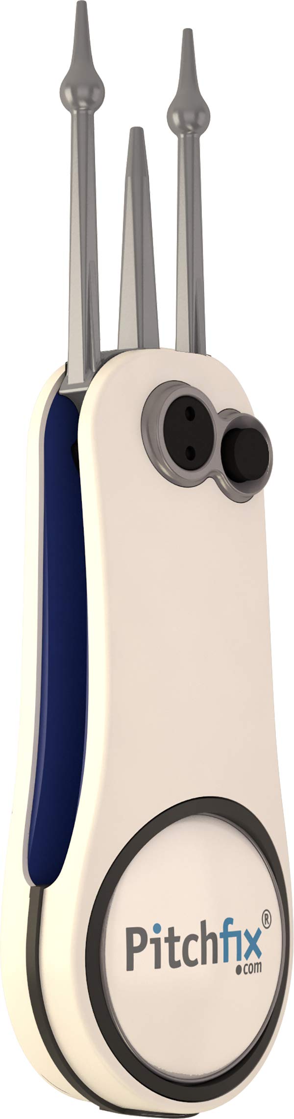 Pitchfix Fusion 2.5 Pin, White/Blue