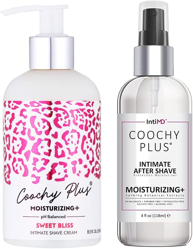 IntiMD Coochy Plus Sweet Bliss Kit com Creme de Barbear e Hidratante Pós-Barba