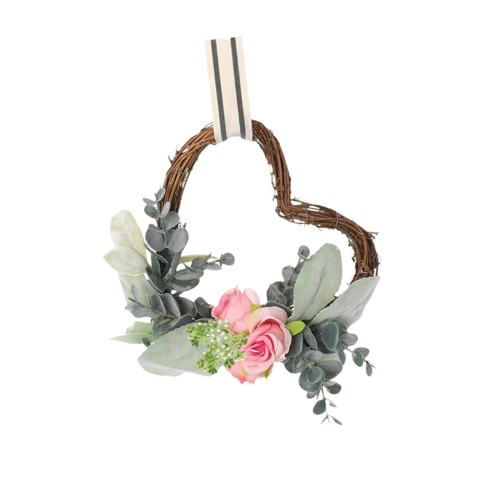 Amazon｜Milageto ハート型リース装飾ホリデーフェスティバル